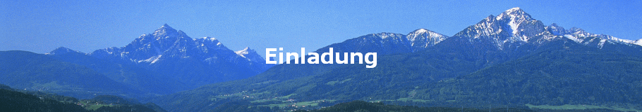 Einladung